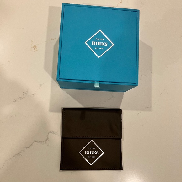 Birks bracelet presentation box with pouch - Picture 3 of 5